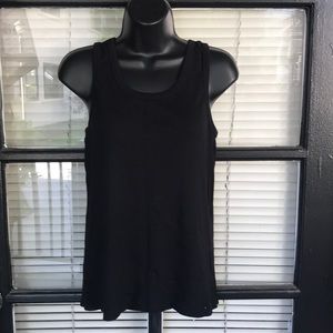 Sarah Spencer Black Stretch Tank Top